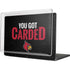 University of Louisville You Got Carded MacBook Cases
